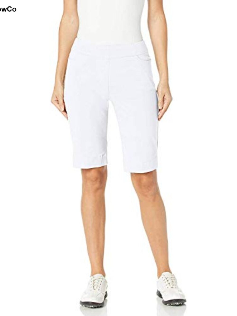 Women's Pull-On Golf Shorts with Tummy Control High Stretch